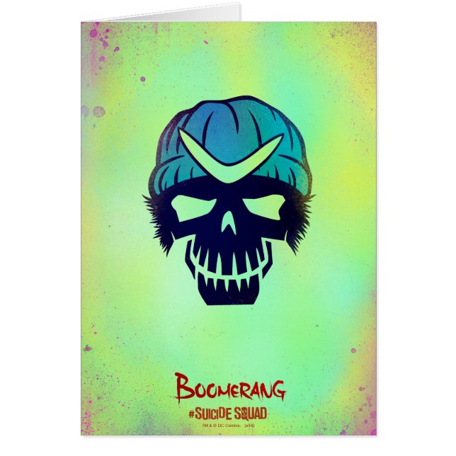 Suicide Squad | Boomerang Head Icon (Voorkant)