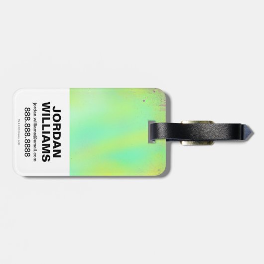 Suicide Squad | Boomerang Head Icon Bagagelabel (Achterkant horizontaal)