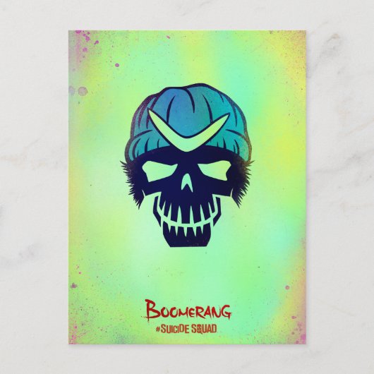 Suicide Squad | Boomerang Head Icon Briefkaart (Voorkant)