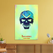 Suicide Squad | Boomerang Head Icon Canvas Afdruk (Insitu (Woonkamer))