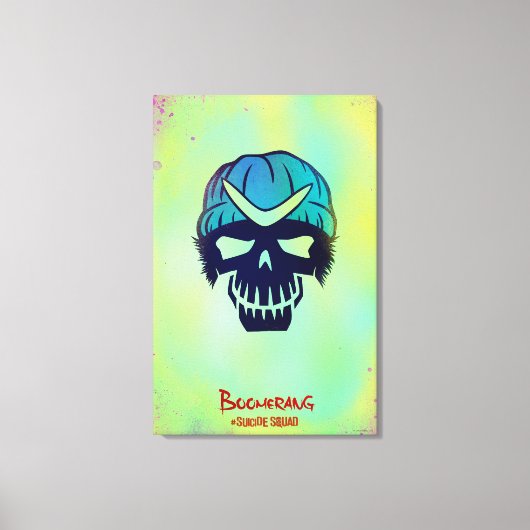 Suicide Squad | Boomerang Head Icon Canvas Afdruk (Voorkant)