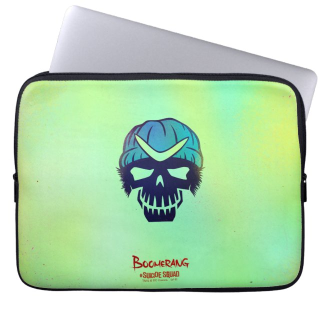 Suicide Squad | Boomerang Head Icon Laptop Sleeve (Voorkant)