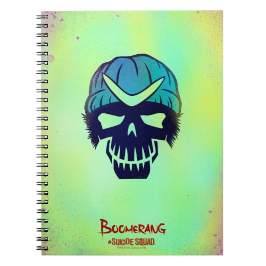 Suicide Squad | Boomerang Head Icon Notitieboek (Voorkant)