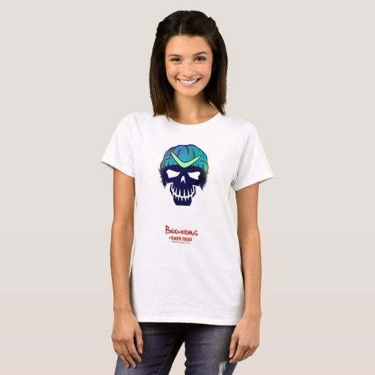 Suicide Squad | Boomerang Head Icon T-shirt (Voorkant volledig)