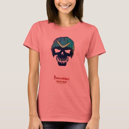 Suicide Squad | Boomerang Head Icon T-shirt (Voorkant)