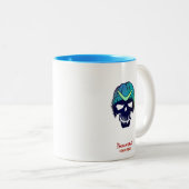 Suicide Squad | Boomerang Head Icon Tweekleurige Koffiemok (Voorkant rechts)