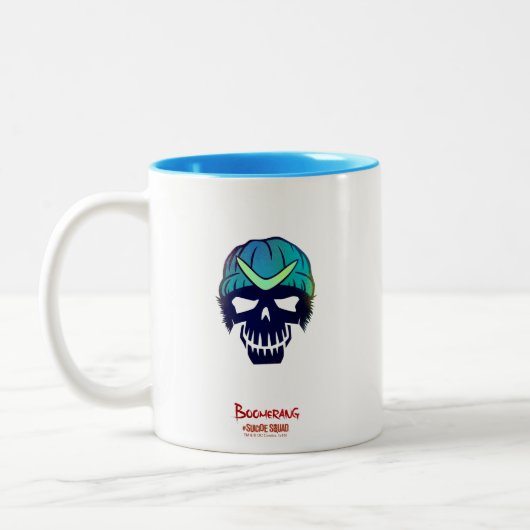 Suicide Squad | Boomerang Head Icon Tweekleurige Koffiemok (Links)