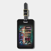 Suicide Squad | Colorful Glow Logo Bagagelabel (Voorkant verticaal)