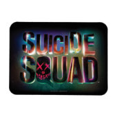 Suicide Squad | Colorful Glow Logo Magneet (Horizontaal)