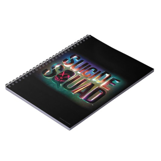 Suicide Squad | Colorful Glow Logo Notitieboek (Linkerzijde)