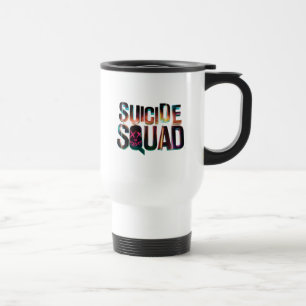 Suicide Squad   Colorful Glow Logo Reisbeker