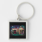 Suicide Squad | Colorful Glow Logo Sleutelhanger (Voorkant)
