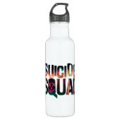 Suicide Squad | Colorful Glow Logo Waterfles (Voorkant)