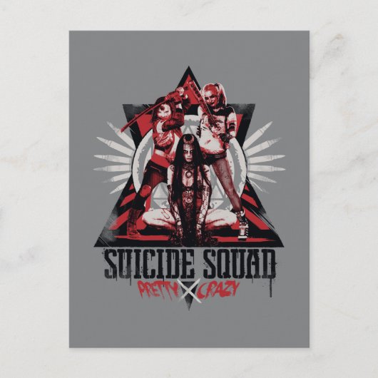 Suicide Squad | Crazy Squad Girls Briefkaart (Voorkant)