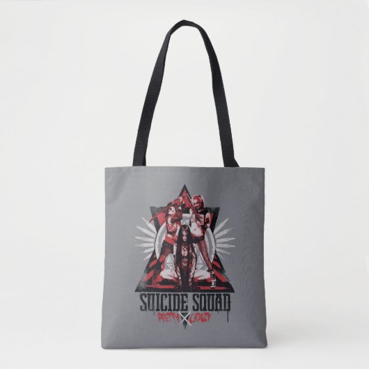 Suicide Squad |  Crazy Squad Girls Tote Bag (Voorkant)