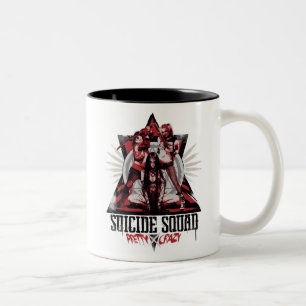 Suicide Squad    Crazy Squad Girls Tweekleurige Koffiemok