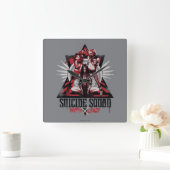 Suicide Squad |  Crazy Squad Girls Vierkante Klok (Huis)