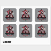 Suicide Squad |  Crazy Squad Girls Vierkante Sticker (Vel)