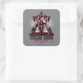 Suicide Squad |  Crazy Squad Girls Vierkante Sticker (Tas)