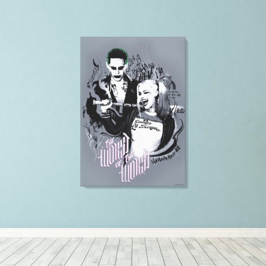 Suicide Squad | De ergste van de ergste Canvas Afdruk (Insitu (Houten vloer))