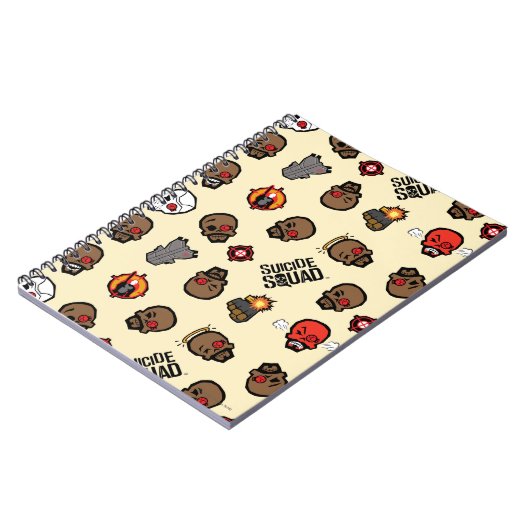 Suicide Squad | Deadshot Emoji Pattern Notitieboek (Linkerzijde)
