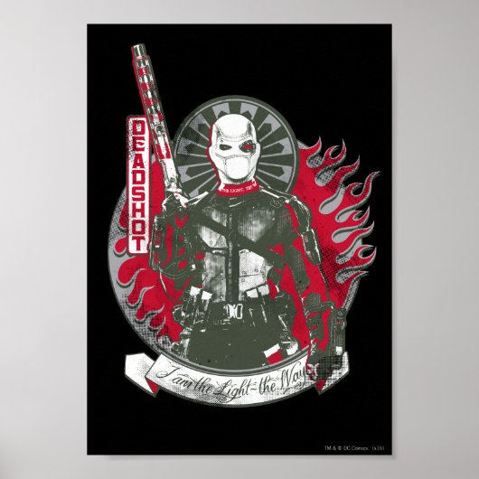 Suicide Squad | Deadshot "I am the Light" Poster (Voorkant)
