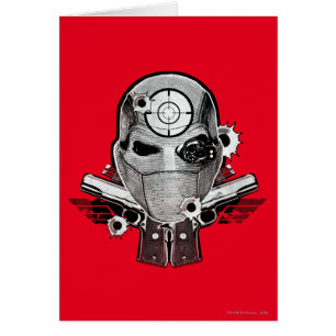 Suicide Squad   Deadshot Masker & Pistolen Tattoo 