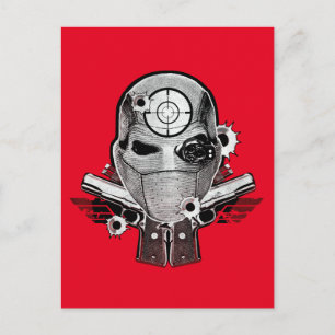 Suicide Squad   Deadshot Masker & Pistolen Tattoo  Briefkaart