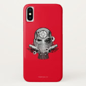 Suicide Squad | Deadshot Masker & Pistolen Tattoo  Case-Mate iPhone Case (Achterkant)
