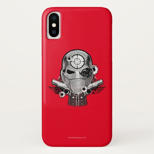 Suicide Squad | Deadshot Masker & Pistolen Tattoo  Case-Mate iPhone Case (Achterkant)