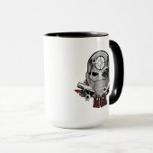 Suicide Squad | Deadshot Masker & Pistolen Tattoo  Mok (Voorkant rechts)