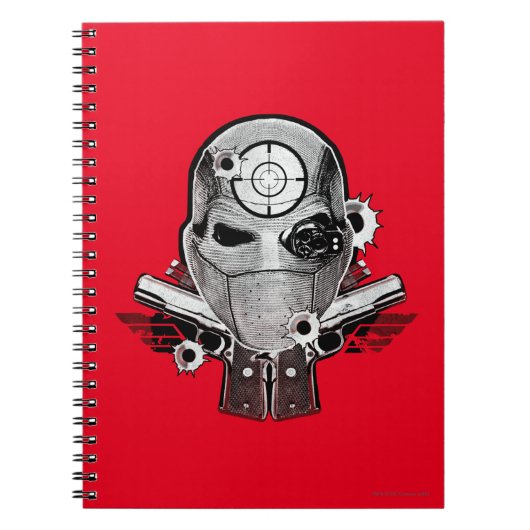 Suicide Squad | Deadshot Masker & Pistolen Tattoo  Notitieboek (Voorkant)