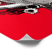 Suicide Squad | Deadshot Masker & Pistolen Tattoo  Poster (Hoek)