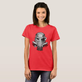 Suicide Squad | Deadshot Masker & Pistolen Tattoo  T-shirt (Voorkant volledig)