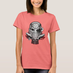 Suicide Squad   Deadshot Masker & Pistolen Tattoo  T-shirt