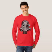 Suicide Squad | Deadshot Masker & Pistolen Tattoo  T-shirt (Voorkant volledig)