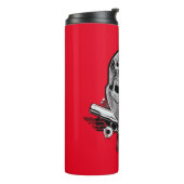 Suicide Squad | Deadshot Masker & Pistolen Tattoo  Thermosbeker (Gedraaid links)