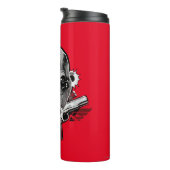 Suicide Squad | Deadshot Masker & Pistolen Tattoo  Thermosbeker (Geroteerd rechts)