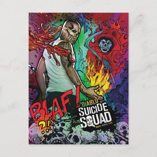 Suicide Squad | Diablo Character Graffiti Briefkaart (Voorkant)