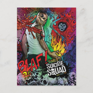 Suicide Squad | Diablo Character Graffiti Briefkaart