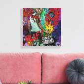 Suicide Squad | Diablo Character Graffiti Canvas Afdruk (Insitu (Woonkamer))