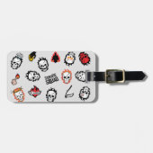 Suicide Squad | Diablo Emoji Pattern Bagagelabel (Voorkant horizontaal)