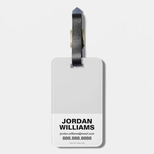 Suicide Squad | Diablo Emoji Pattern Bagagelabel (Achterkant verticaal)