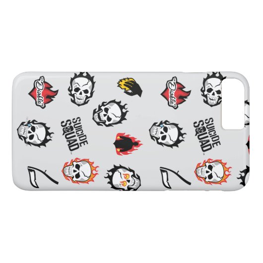 Suicide Squad | Diablo Emoji Pattern Case-Mate iPhone Case (Achterkant (Horizontaal))