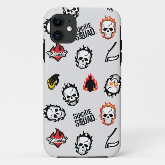 Suicide Squad | Diablo Emoji Pattern Case-Mate iPhone Case (Achterkant)