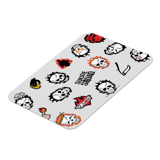 Suicide Squad | Diablo Emoji Pattern Magneet (Linkerzijde)