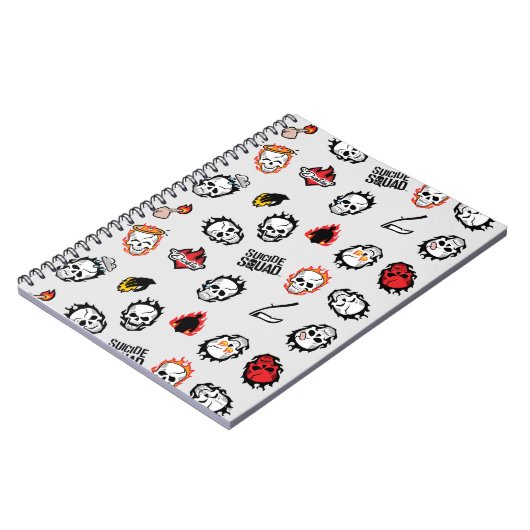 Suicide Squad | Diablo Emoji Pattern Notitieboek (Linkerzijde)