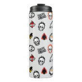 Suicide Squad | Diablo Emoji Pattern Thermosbeker (Voorkant)