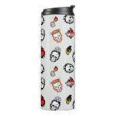 Suicide Squad | Diablo Emoji Pattern Thermosbeker (Gedraaid links)