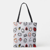Suicide Squad | Diablo Emoji Pattern Tote Bag (Achterkant)